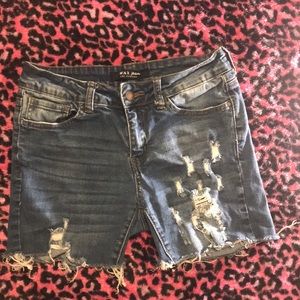 Size 7 ripped jean shorts
